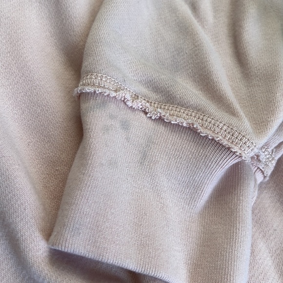 Aerie Lace-up Oversized Crew Sweatshirt - Picture 4 of 4